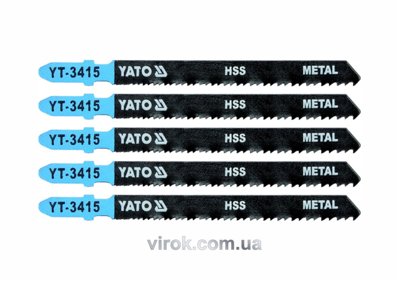Полотно для електролобзика(метал) YATO : 24-10TPI, L= 100 мм, Уп. 5 Шт. [25/250]