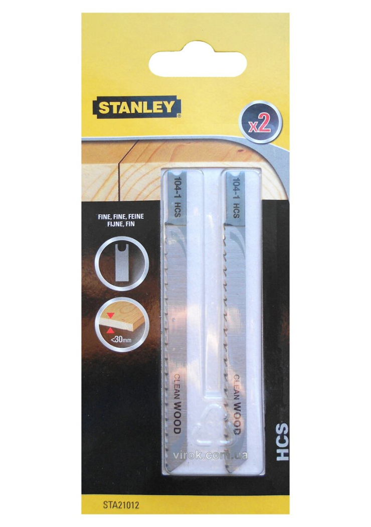 Набір полотен для електролобзика STANLEY , 2шт, хвост U