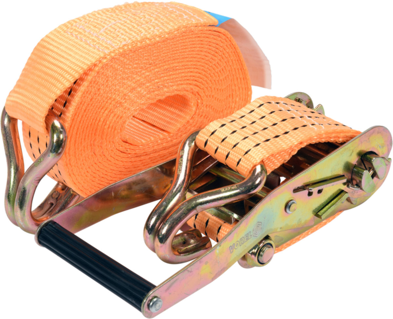 Пас для кріплення багажу з тріщаткою VOREL : сила натягу- 2000/4000 daN, 8 м х 50 мм