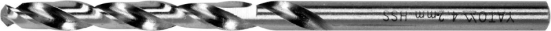 Свердло по металу YATO HSS 4241 PREMIUM, Ø=4,5х80мм до. нержавіючої і високолегов. сталі, литва