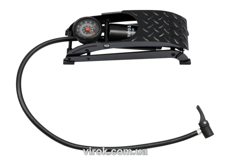 Насос ножний YATO з манометром [10]