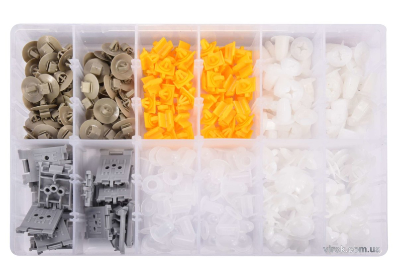 Шпинки для автосалоної обшивки RENAULT YATO, різні, 6 типорозмірів, 300 шт. [20]