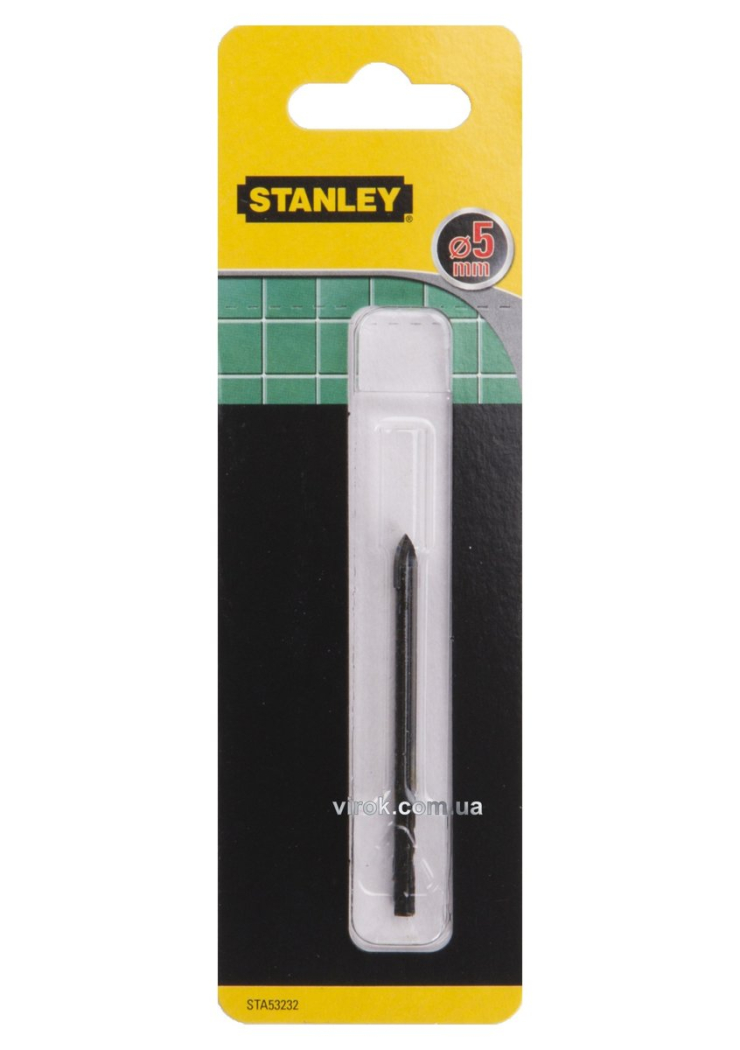 Свердло по кераміці та склу STANLEY : Ø= 5 мм