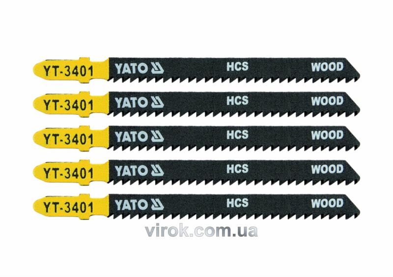 Полотно для електролобзика (дерево-пластик) YATO : L= 100 мм. [50/250]