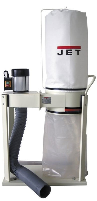 Витяжна устатковина JET DC-900A : 230 В, 0,75 кВт; продукт. всмоктув.- 900 м³/год, пор.збір. V=55л (10001051MA)