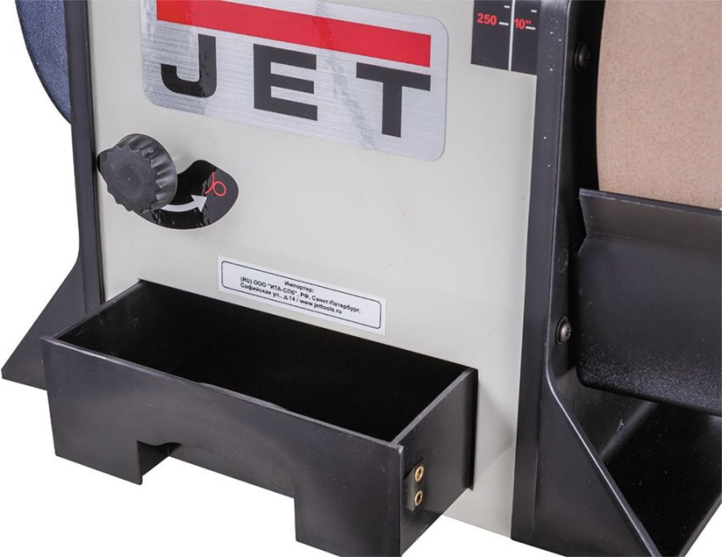 Шліфувально-полірувальний верстат JET JSSG-10 230 В, 200 Вт; 90-150 об/хв, шліф.- ф= 250х h=50мм (708015M)