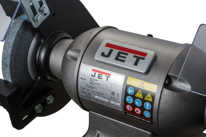 Точильний верстат JET IBG-10, 1,9 кВт, круг Ø250 мм, 230 В