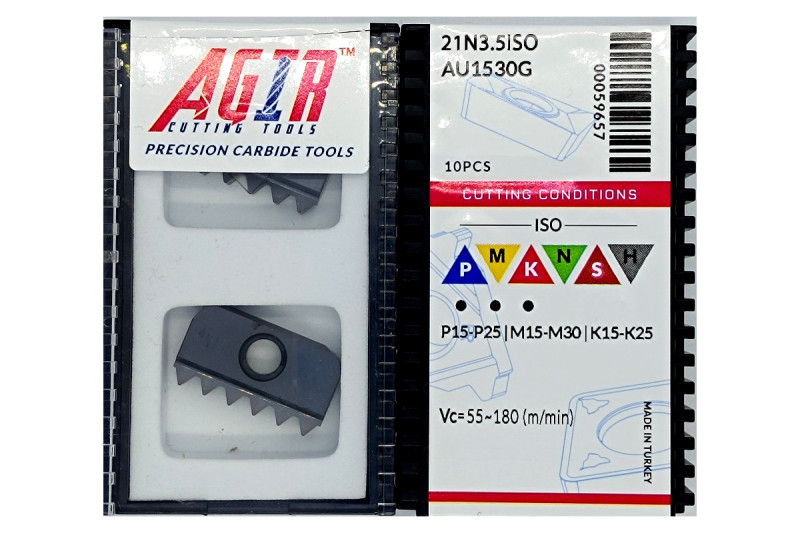 Пластина т/с змінна для різьбофрези 21N 3.5ISO AU1530G AGIR