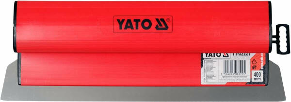 Шпатель для финишной шпаклевки с ПВХ ручкой YATO, 400 мм, с сменным лезвием (YT-52221)