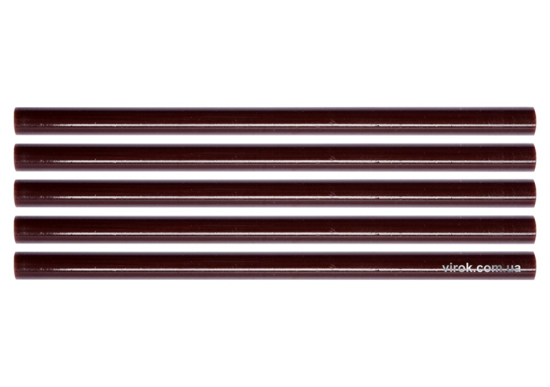 Стержні клейові YATO Ø=11,2 х 200 мм, коричневі .уп. 5 шт. [40/120]