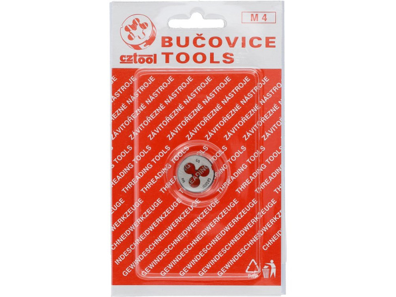 Плашка CZTOOL М4 х 0.7 мм, m= 25 г (24510)
