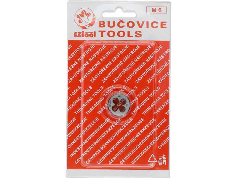 Плашка CZTOOL М6 х 1 мм, m= 30 г (24530)