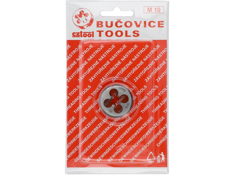 Плашка CZTOOL М10 х 1.5 мм, m= 55 г (24570)