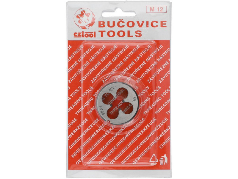 Плашка CZTOOL М12 х 1.75 мм, m=90 г (24590)