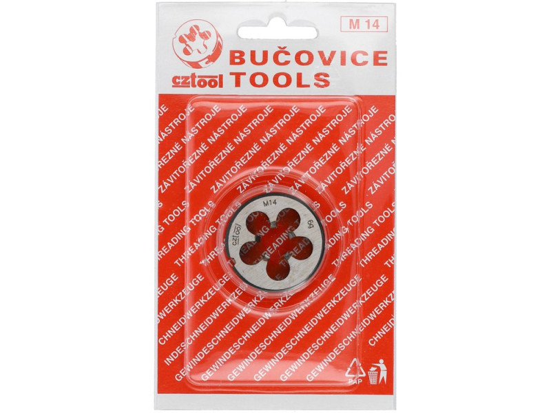 Плашка CZTOOL М14 х 2 мм, m=90 г (24610)