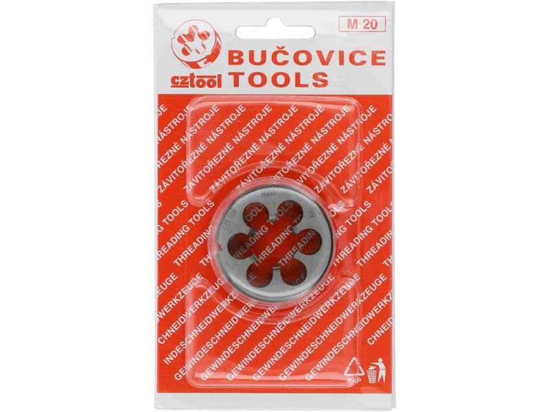 Плашка CZTOOL М20 х 2.5 мм, m=150 г (24670)