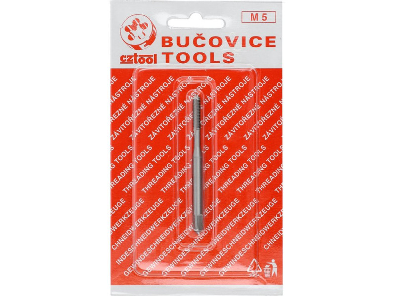 Мітчик машинний M5 HSS M2 CZTOOL 24962, довжина 70 мм