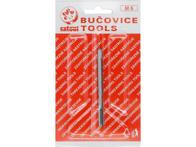 Метчик машинный M6 HSS M2 CZTOOL 24963, длина 80 мм