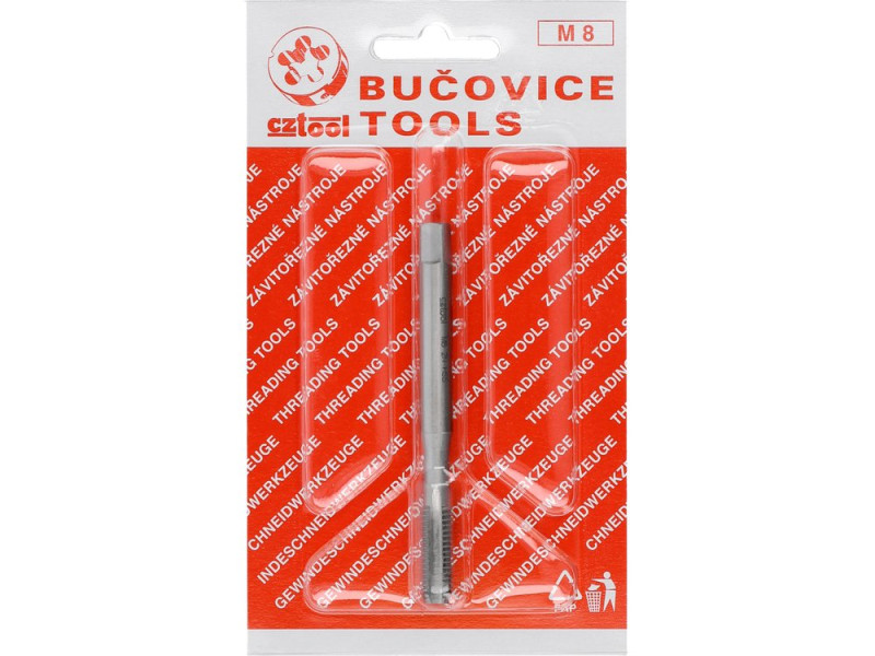 Метчик машинный M8 HSS M2 CZTOOL 24964, длина 90 мм
