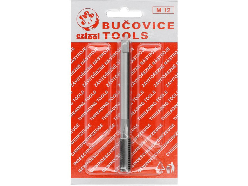 Мітчик машинний M12 HSS M2 CZTOOL 24966, довжина 110 мм