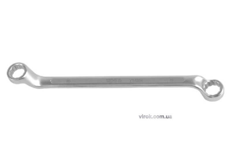 Ключ гнуто - накидний YATO : CrV, М= 30х32 мм, L= 390 мм