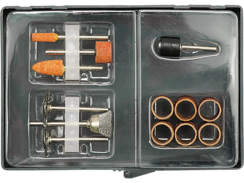 Насадки шліфувальні та полірувальні VOREL (д/арт.79315), 13 шт. (25410)