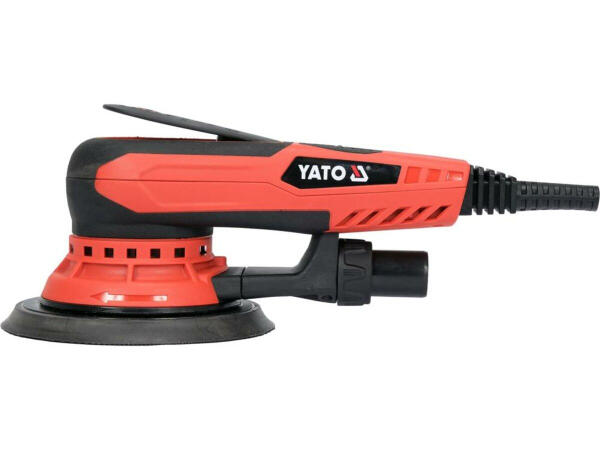 Шлифмашина эксцентриковая сетевая YATO; 230В, 350Вт, платформа- Ø=150 мм, 4000-10000 об/мин, 5 мм (YT-82206)