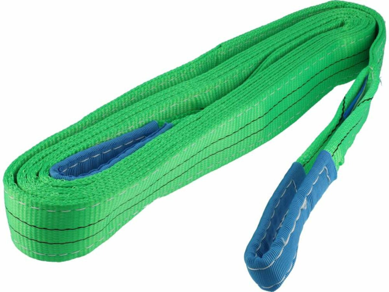 Строп пасовий з поліестеру VOREL 2 петлі по 30 см, заг. l=6 м, шир.- 60 мм, макс. навантаж- 2 т