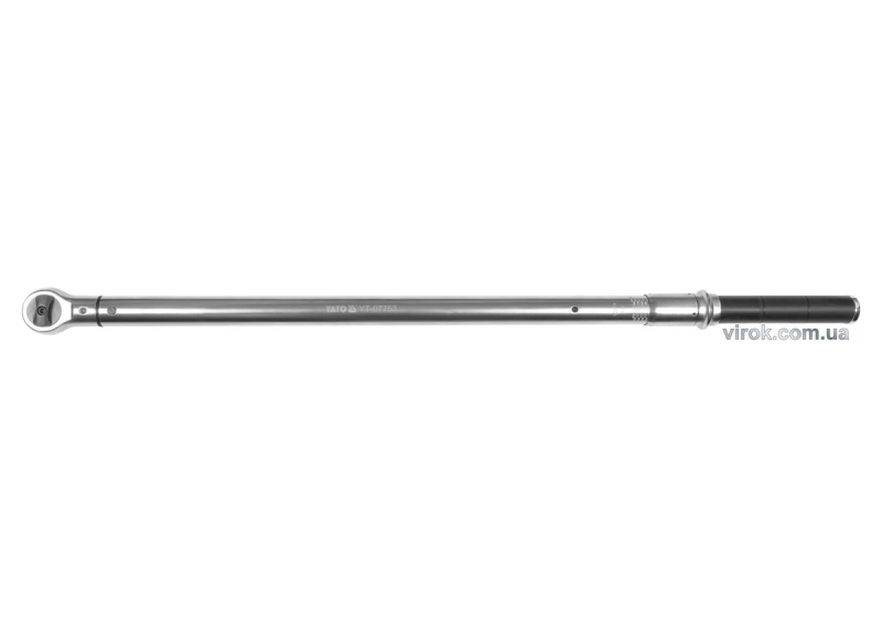 Ключ динамометричний YATO : квадрат 3/4", F= 200- 1000 Нм, L= 1030-1050 мм