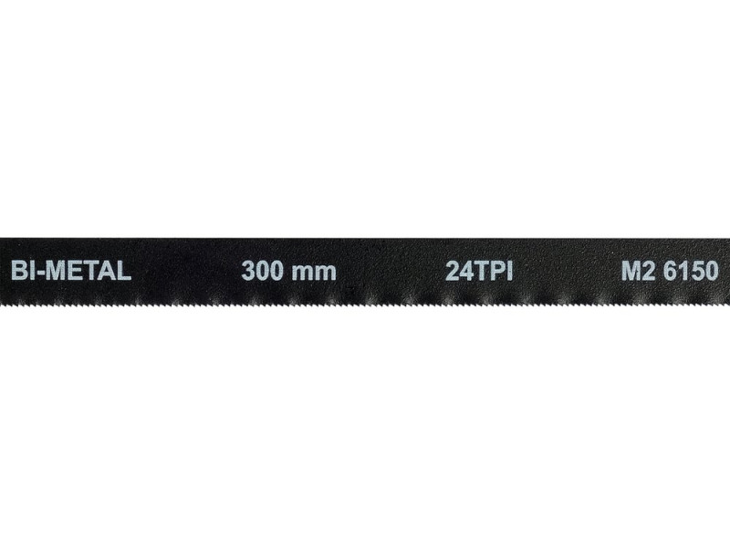 Полотно по металу 300×12,6×0,65 мм біметал CrV VOREL 27541, набір 2 шт