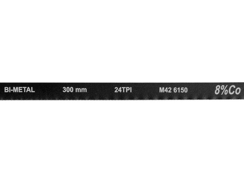 Полотно по металу 300×12,6×0,65 мм біметал-кобальт VOREL 27542, набір 2 шт