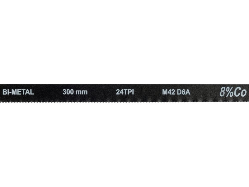 Полотно по металлу 300×12,6×0,65 мм биметалл-кобальт VOREL 27543, набор 2 шт
