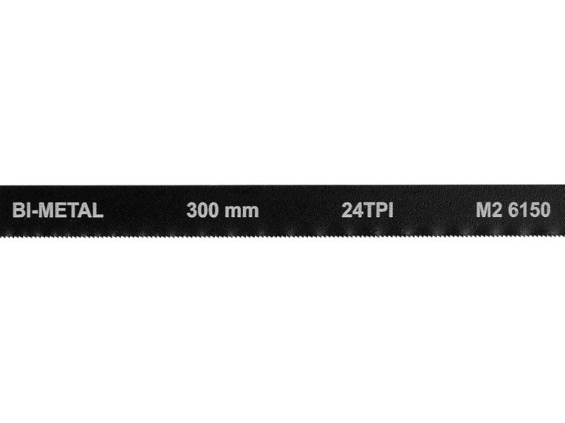 Полотно по металу 300×12,6×0,65 мм біметал CrV VOREL 27545, набір 10 шт