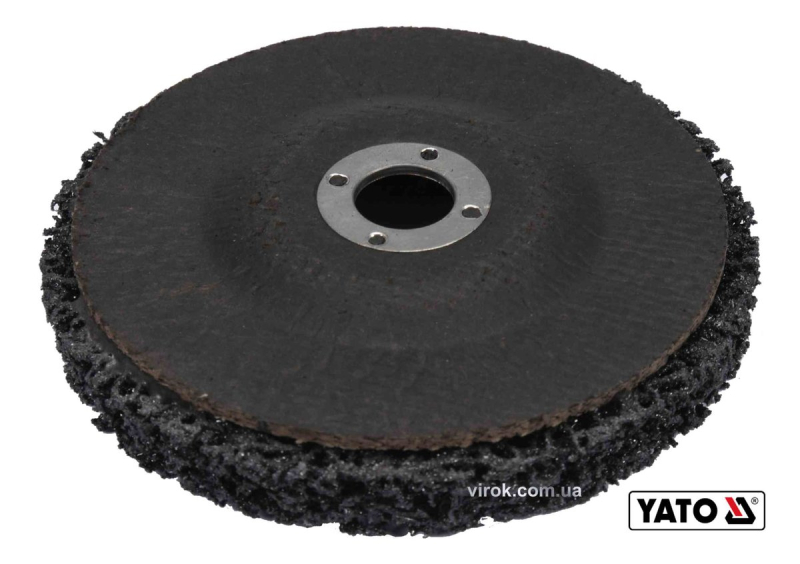 Круг зачистний нетканий YATO : Ø= 125 мм, 12500 об/хв, гайка М14 до КШМ