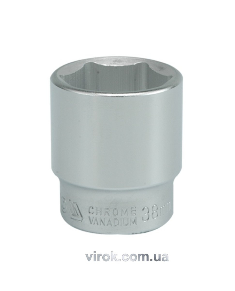 Головка торцева 6-гранна YATO : квадрат 3/4", М= 38 мм, L= 60 мм [6/36]