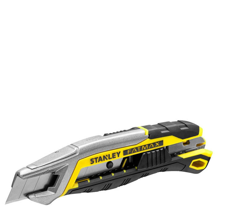 Ніж STANLEY "FATMAX" з висувним лезом 18 мм, з відломними сегментами і фіксатором