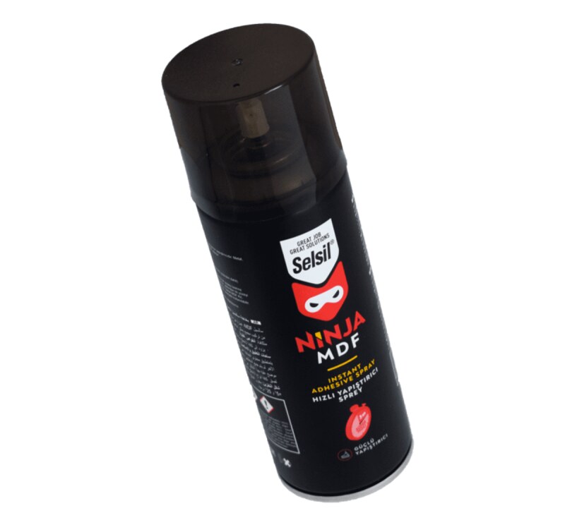 Клей 2-компонентний NINJA MDF : супер швидкий. 200 ML +50 г. спрей-активатор + цианоакрилат (20V072)