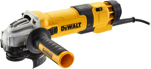 Шліфмашина кутова мережева DeWalt: P=1500 Вт, 10000 об/хв, диск Ø=125 мм