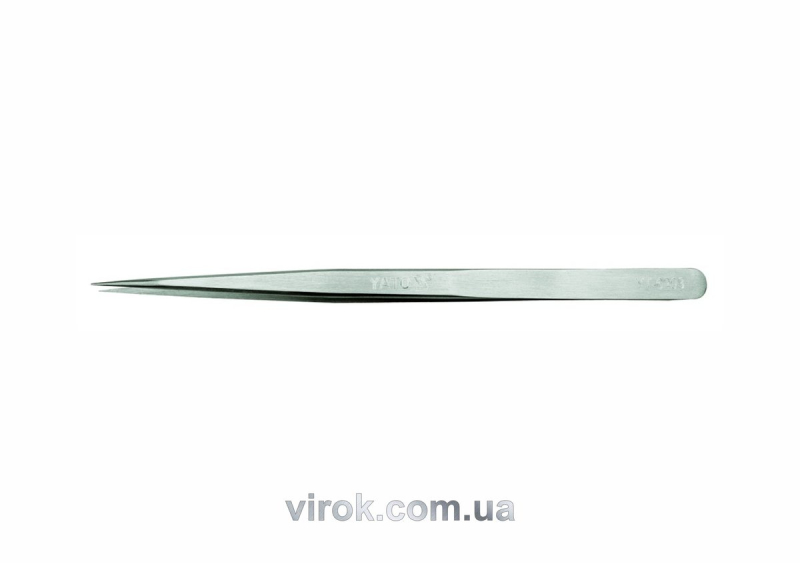 Пінцет прямий YATO : L= 140 мм [20/240]
