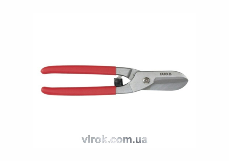 Ножиці по металу прямі YATO : тип Англіський, L= 254 мм [6/36]