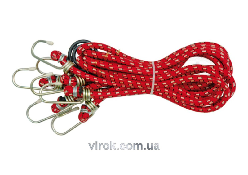 Стяжка для багажу VOREL, 8 гачків, 80см х 8мм