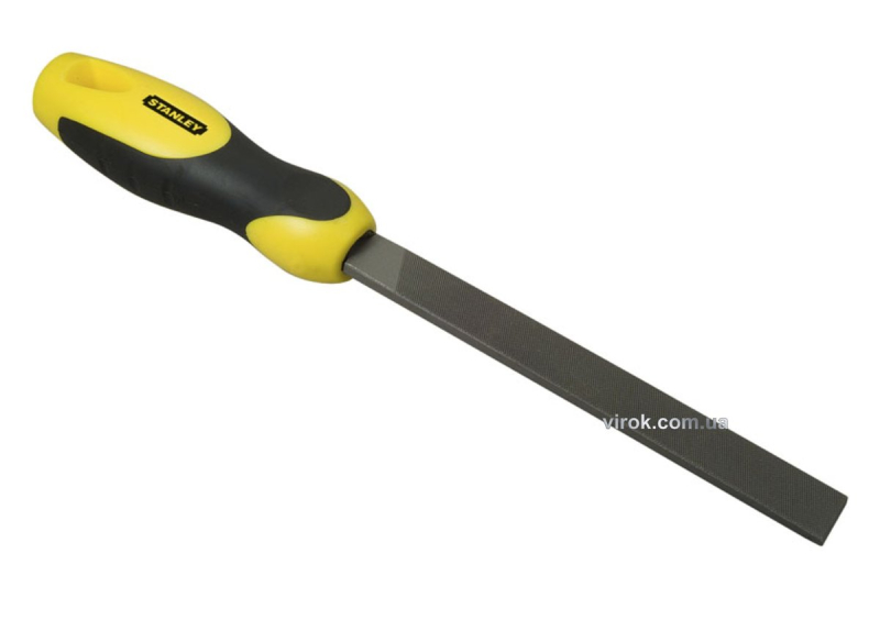 Напильник слюсарний STANLEY : L= 150 мм. плоский з личковою насічкою