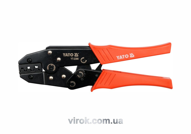 Кліщі для обтискання і зачистки проводів YATO, L=230 мм [5/30]