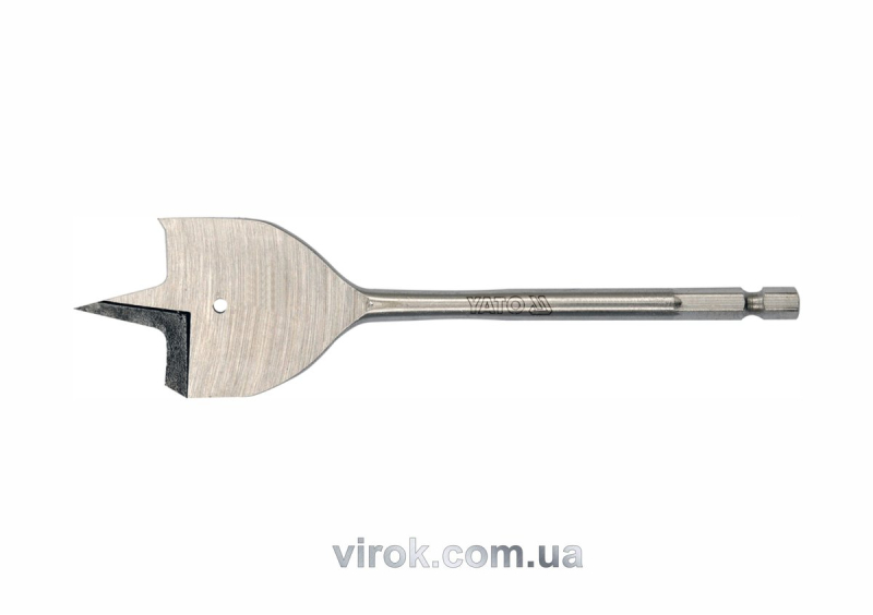 Свердло перове по дереву YATO : 6-гранний хвостик 1/4", Ø= 20 мм, L= 152 мм [50/300]