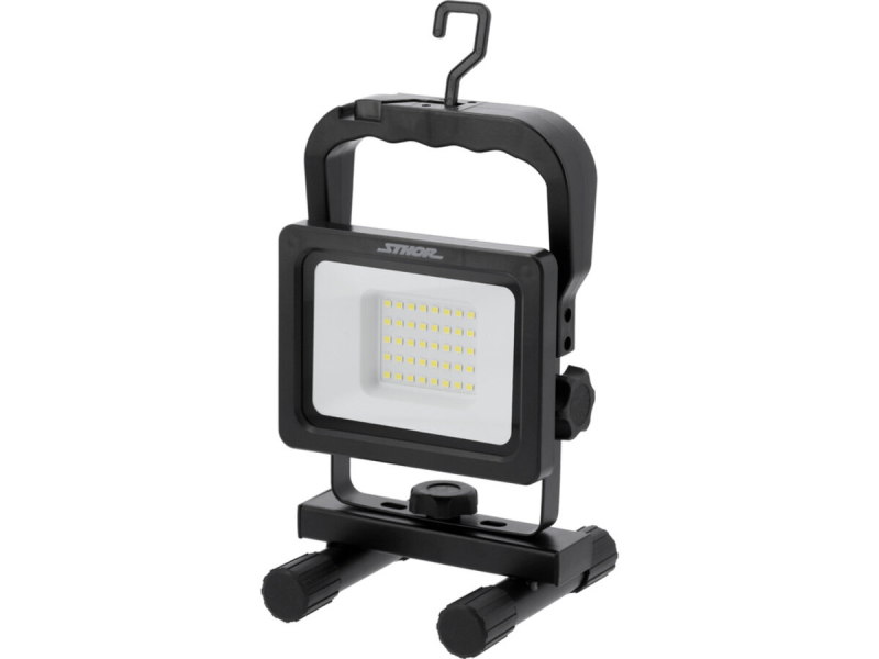 Прожектор переносной SMD LED диодный STHOR от Li-Ion аккумул 3.7V 4.4 АГ P=20Вт, светл. P= 2000 lm (82882)