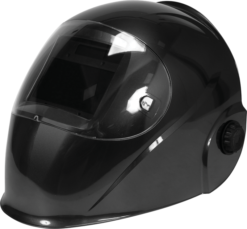 Маска електрозварювальника YATO TRUE COLOR з автозатемнюв фільтром 110х 90х 9,7 мм, вічко- 100х53 мм