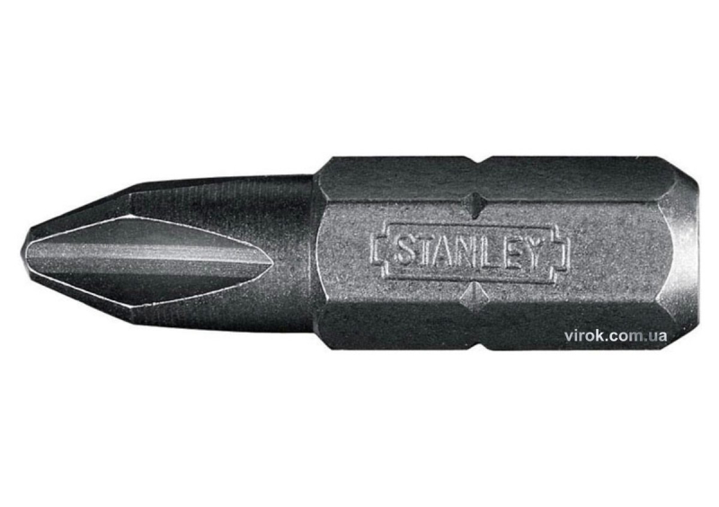 Насадка викруткова STANLEY : "Philips" PH2 х 25 мм. 25 (Шт/Уп.) DW