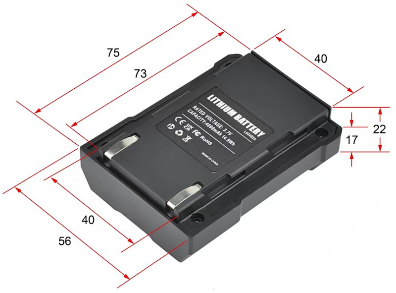 Акумулятор до YT-30419 YATO Li-Ion 3.7 V, ємність- 4 АГод