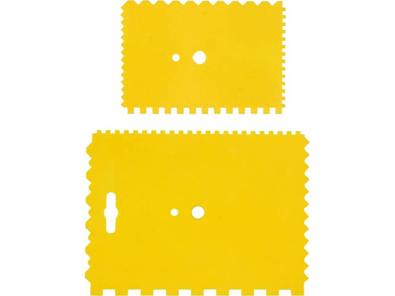 Терки пластикові зубчаті VOREL, 180х130 мм і 130х90 мм, компл. 2 шт. [10]