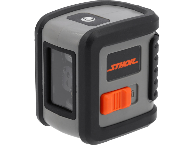 Нівелір лазерний STHOR самовирі з зеленим променем діапазон- 10м, живл- 2 батарейки АА 1,5В